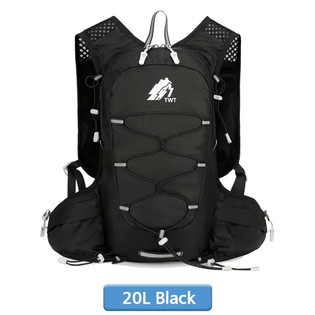 Outdoor Lightweight Backpack 20L Trail Running Backpack Cycling Bag Mountaineering Backpack Hiking Backpack Hydration Backpack