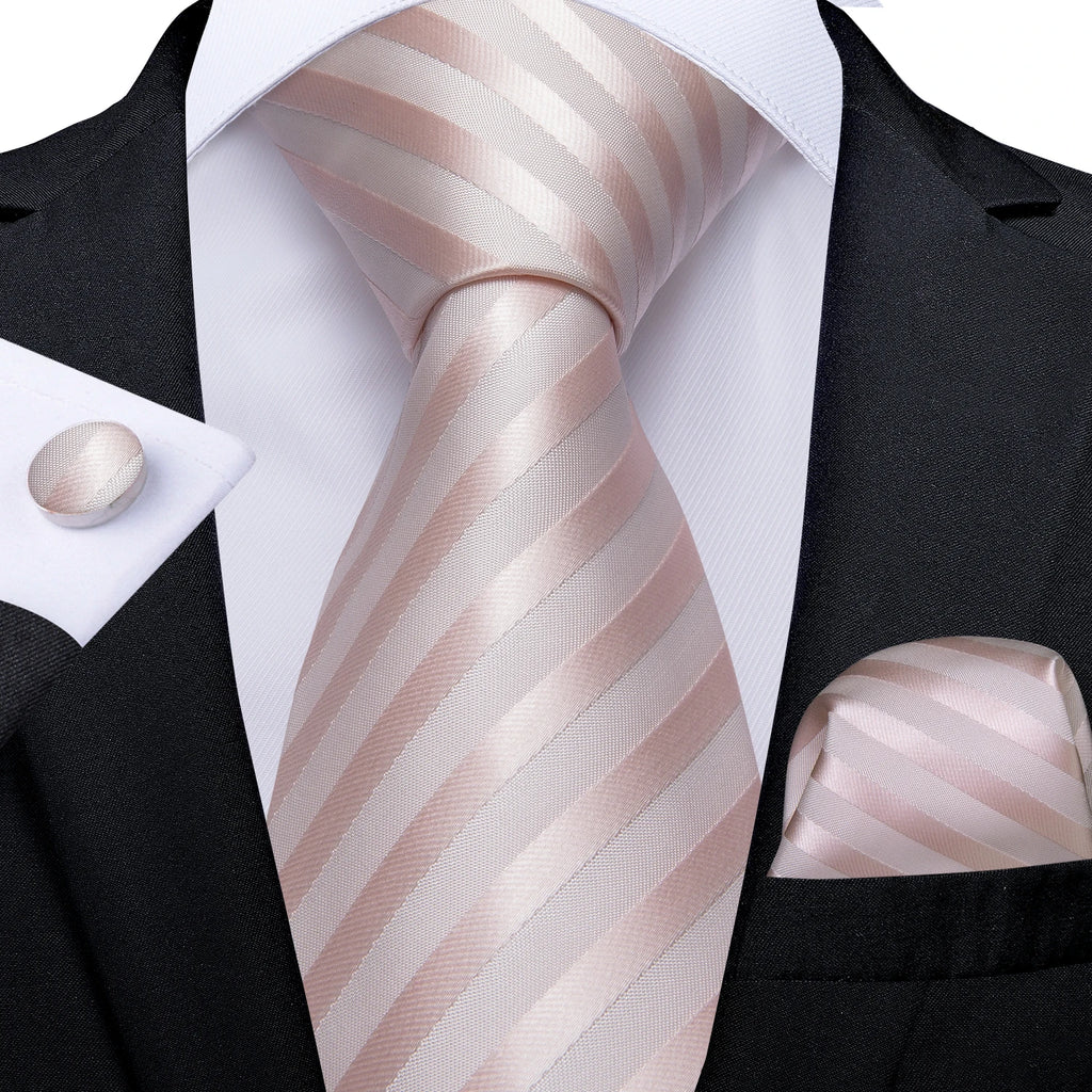 8cm Men's Polyester Ties Pocket Square Cufflinks Green Gold Paisley Wedding Party Accessories Necktie Gift