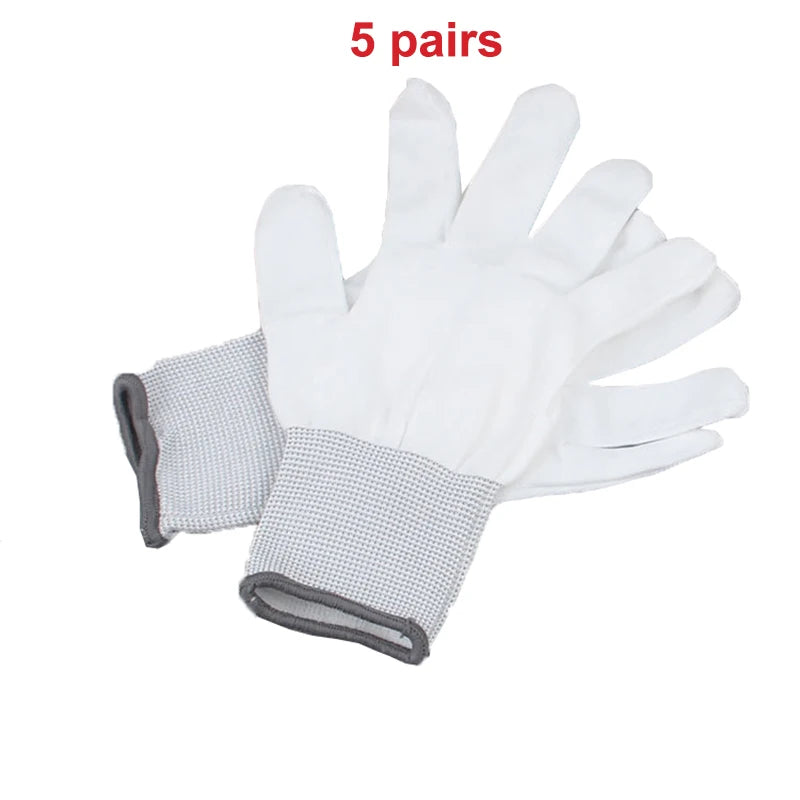 ALIWRAP 5/10Pairs Vinyl Car Wrap Gloves Window Tinting Film Application Protect Tool Nylon Anti-Static Wrapping Tint Work Gloves