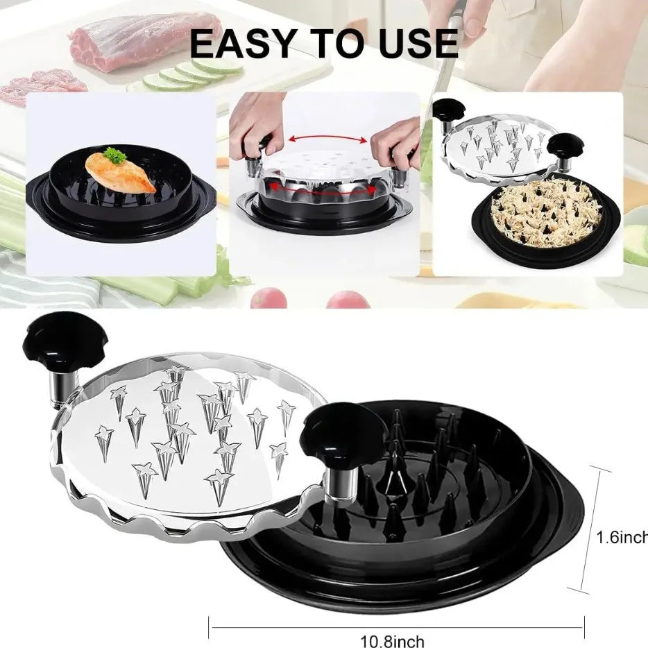 Chicken Shredder Non-Slip Meat Grinders For Pork Beef Cooked Chicken Breasts Vegetable Kitchen Tool Ergonomic Handle Shredder