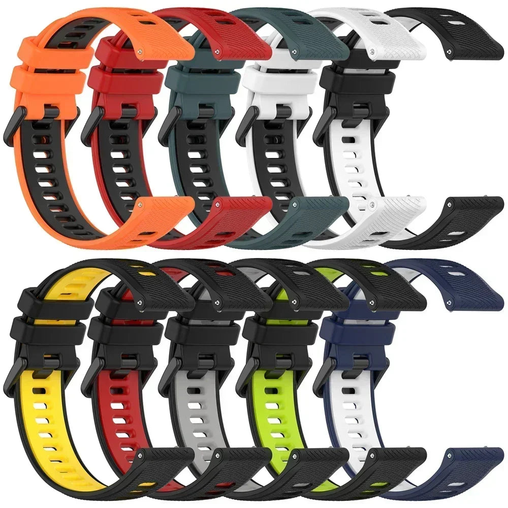 Silicone Bracelet Strap For COLMI P71/P81/P82/P73/P76/P78 Replacement Watch Band 20 22mm For COLMI C81/V68/V70 Sport WristStrap