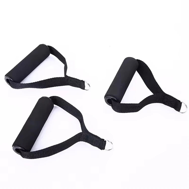 2Pcs of Professional Rope Grip Gym Exercise Resistance Bands with Anti Slip Handles Fitness Accessories