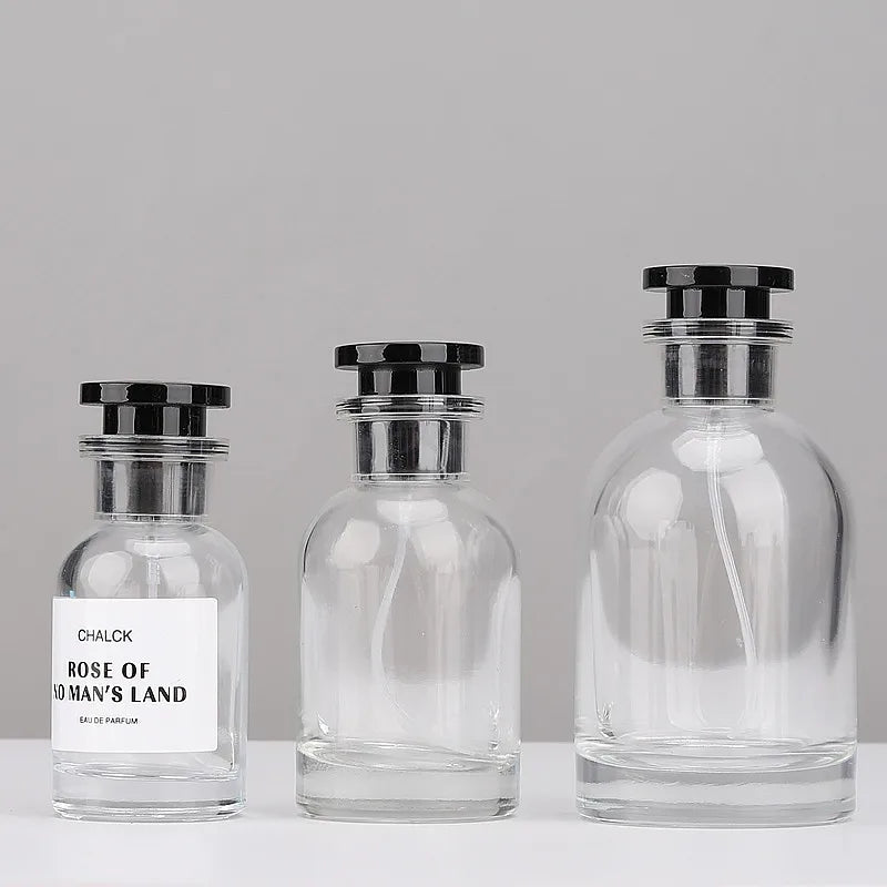 Perfume Bottles 100ML High-End Portable Spray Bottle Advanced Press Empty Bottle Replacement Refill Perfume Container