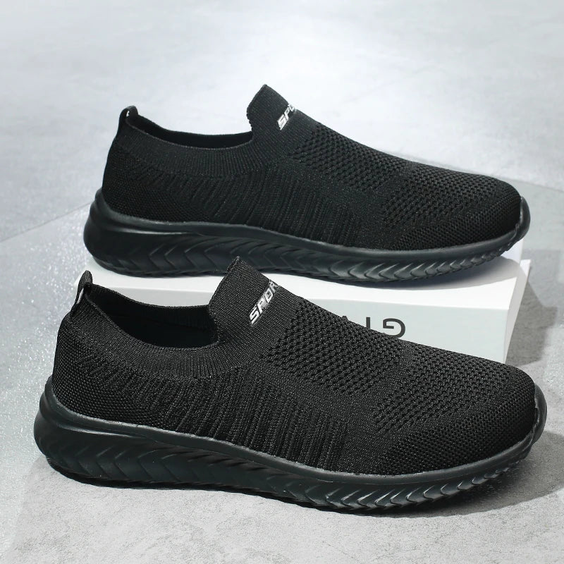 Men Vulcanize Shoes Mesh Men Shoes Lightweight Comfortable Men's Sneakers 2025 Autumn Fashion Slip on Flats Shoes Male Loafers