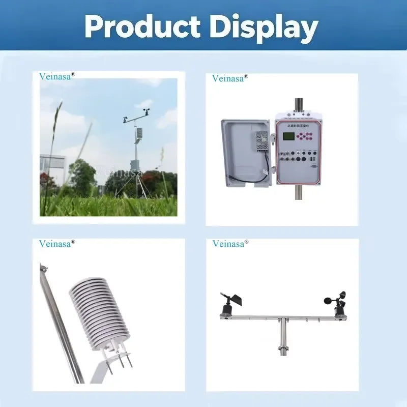 2026 NewRAWS007 Station Weather Monitoring System Personal Weather Station 10~ 1100hpa 0~ 4 mm/min  0~ 70 m/s