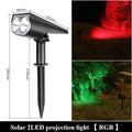 LED Solar Outdoor Courtyard Spotlights Waterproof Garden Decoration Atmosphere Lights 2modes of Tree Garden Channel Lighting