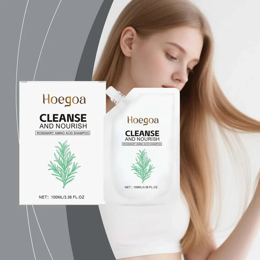 Nourishing Pepairing Rosemary Shampoo Damage Hair Deep Cleansing Scalp Oil Control Growth Strengthening Root Volumizing Shampoo