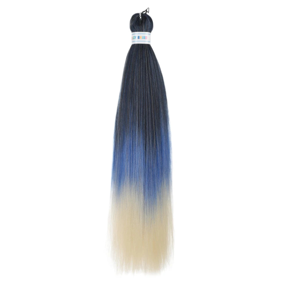 Ombre Kanekalon Braiding Hair Extensions Pre Stretched 26 Inch Synthetic Hair for Afro Jumbo Box Braids Natural Looking