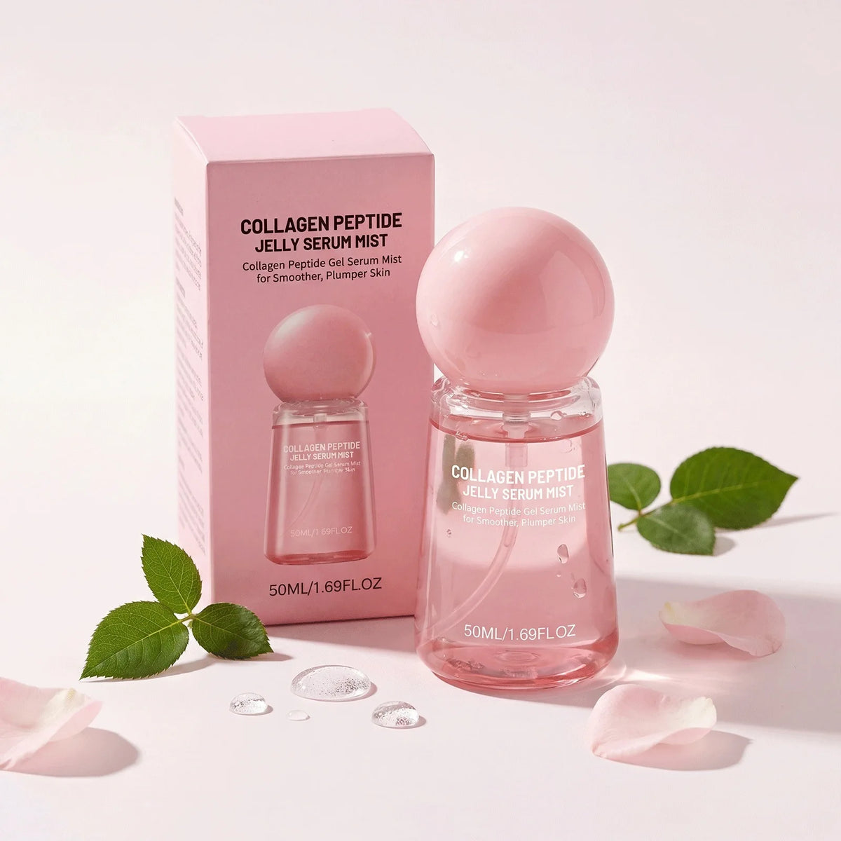 Women Jelly Face Essence Mist Fast Absorbing Non-Greasy Soothing Refreshing Skincare Collagen Facial Moisturizing Serum Sprays
