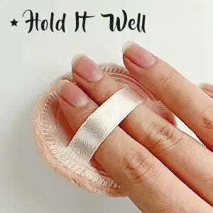 5pcs Powder Puff Cotton Cosmetic Powder Makeup Puffs Pads Makeup with Ribbon Face Powder Puffs for Loose and Foundation