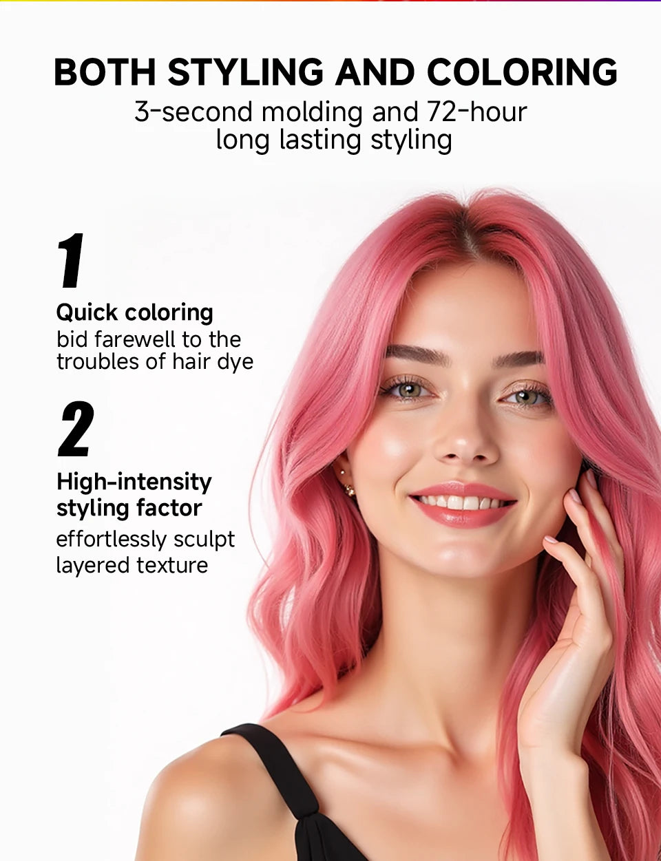 13 Colors Halloween Hair Colour Wax 50g/120g Easy To Wash DIY Hair Dyed Mud Hair Color CreamFor Daily Party Cosplay Hair Dye