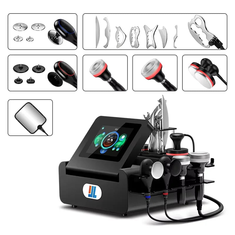 Upgrade 448KHZ RF Tecar Therapy RET CET Diathermy Fat Removal Machine Anti-Cellulite Relieve Pain Home Appliance Muscle Massager
