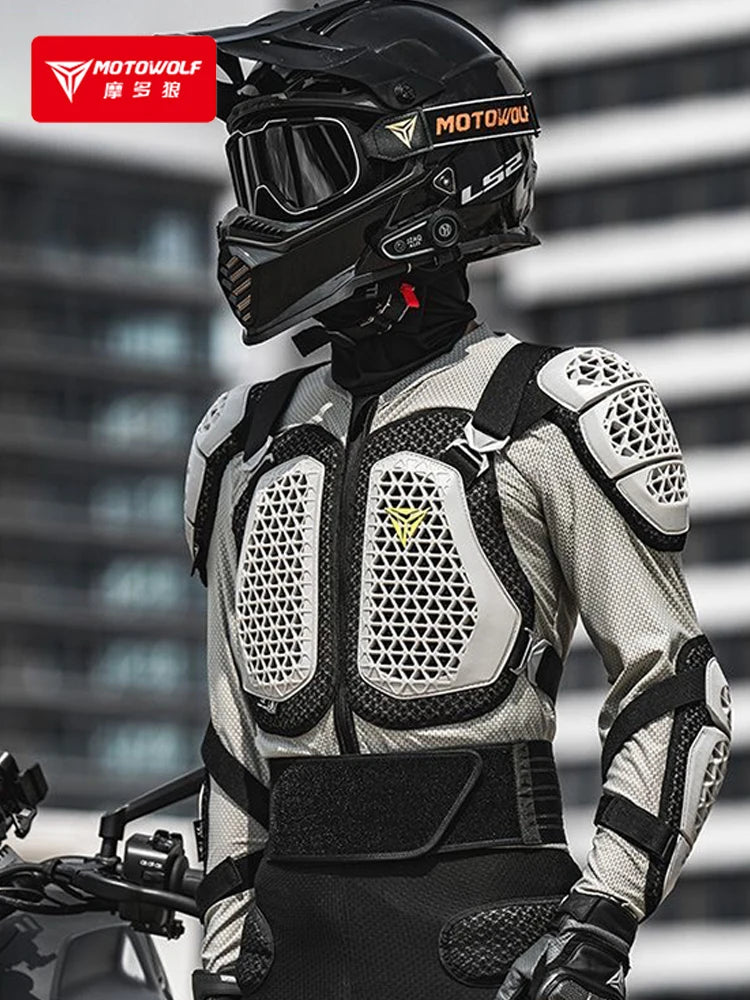 Motorcycle Jacket Men Moto Body Armor CE Approval MX Armor Motocross Racing Jacket Motorbike Moto Protection Gear