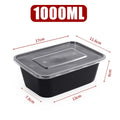 Disposable Food Containers with Lids Leakproof Plastic Bento Lunch Box Fridge Fresh-keeping Boxes Kitchen Food Storage Tableware