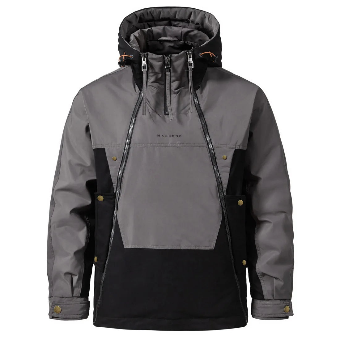 Men's Hooded Jacket - New Style, American-style Functional Double-zip Design - Trendy and Stylish Casual Fleece Coat for Men