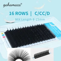 Colored Lashes Eyelash Extensions C/D/L/LU(M) Curl Mix 8-15mm Natural Soft Individual Green/Blue/Brown/Purple/Pink Eyelashes
