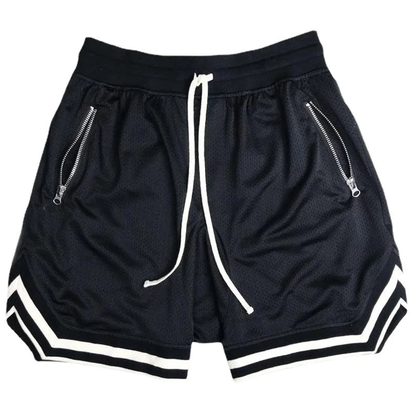 2026 NEW Summer Basketball Men Loose Sport Shorts Quick Drying Mesh Sports Five-point Pants Oversized Sports Shorts