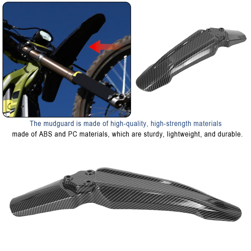 For Segway X260 X160 Carbon Fiber Front Rear Fender Mudguard Set for Sur‑Ron Light Bee X Light Bee S Electric Dirt Bike Parts