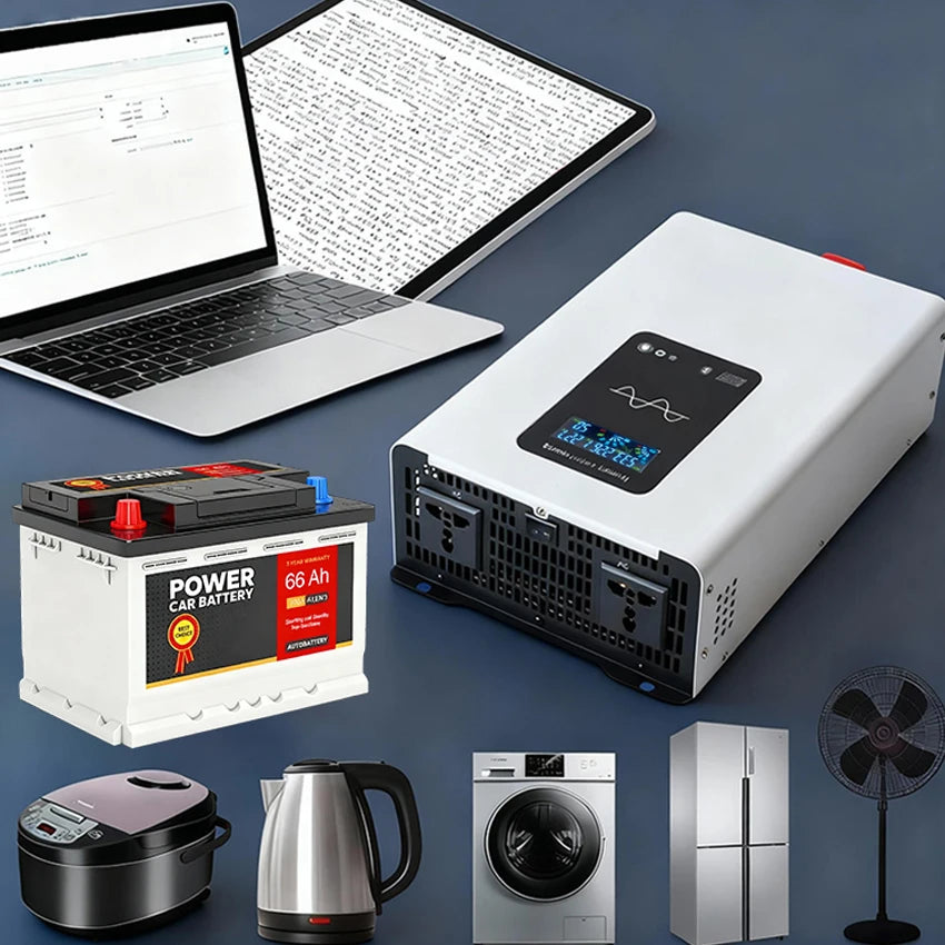 Pure sine wave inverter DC 12V/24V/48V/60V/72V to AC 220V/110V 1000W 2000W 3000W 4000W 5000W power converter car solar inverter