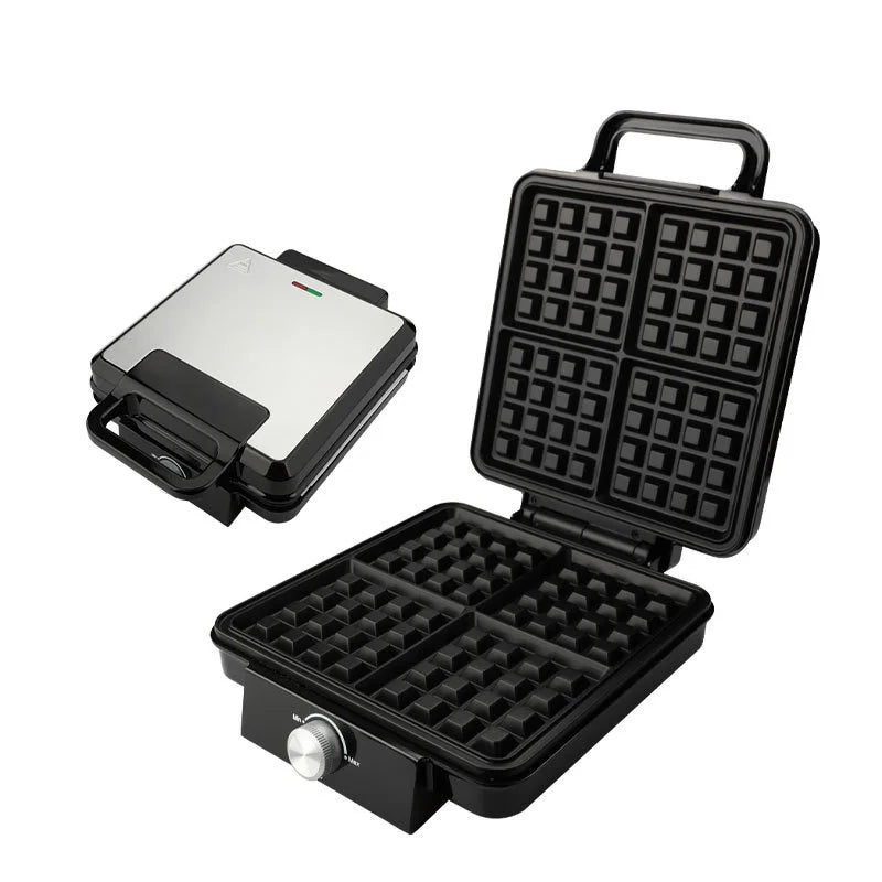 Household Four Pieces Waffle Iron Multifunctional Sandwich Maker Electric Crepe Grill Breakfast Kitchen Equipment