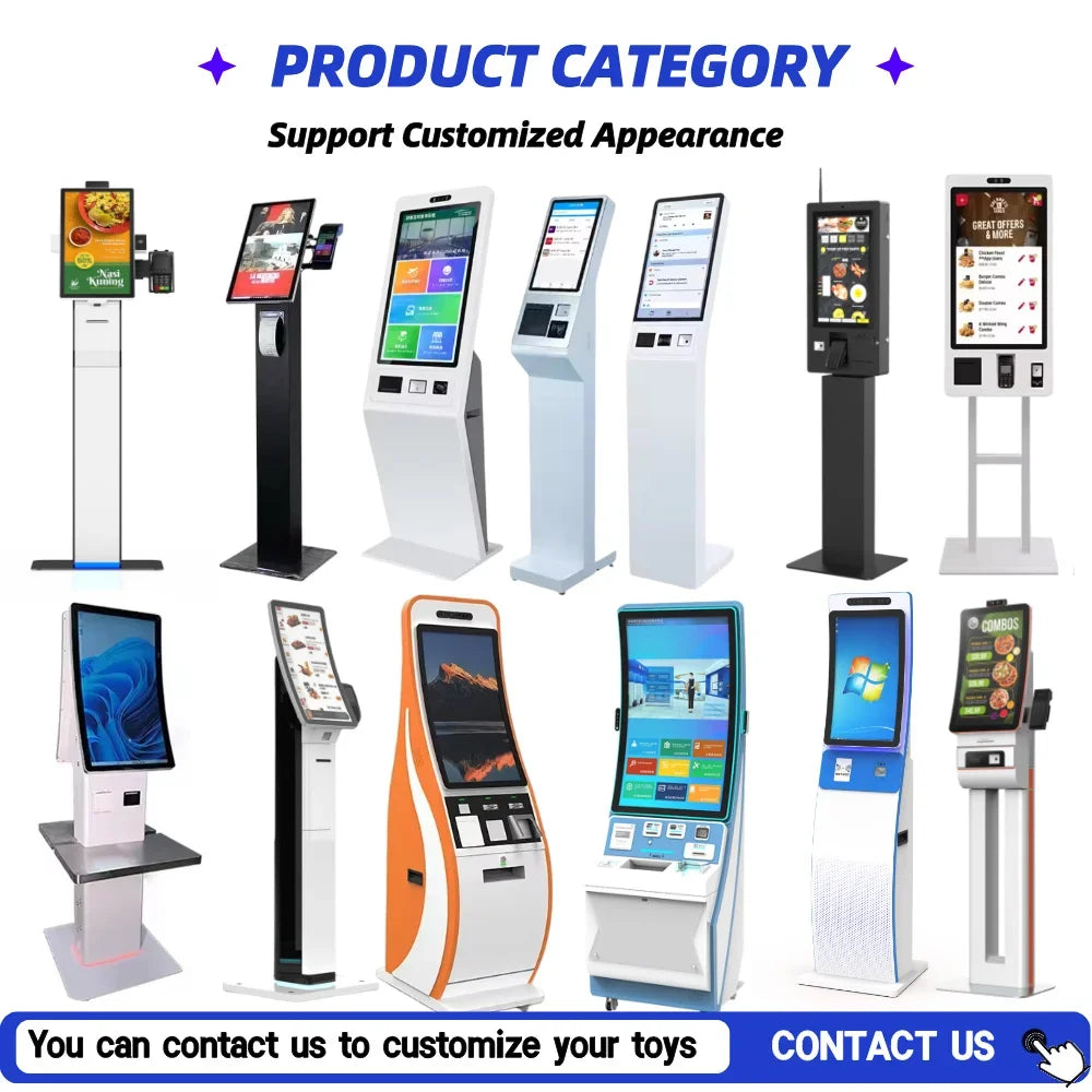 Touch Screen Self-Service Kiosk for Hospital Fastfood Banking Government Queue Management with Token OEM ODM