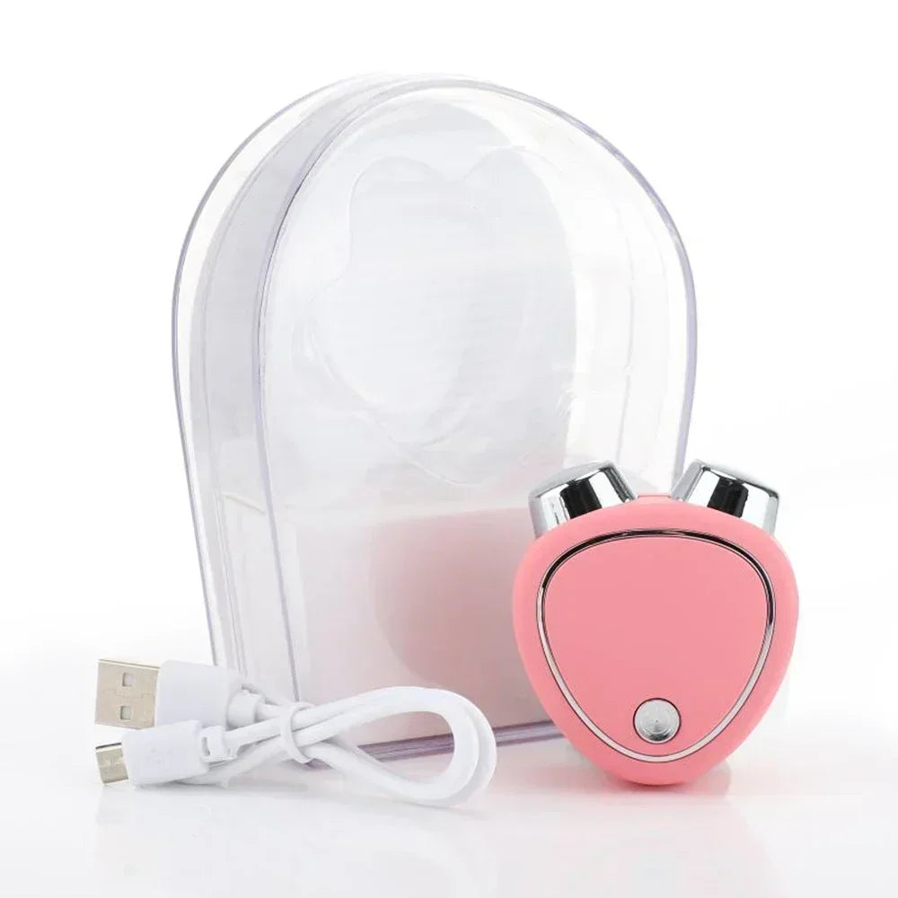 EMS Face Lifting Device Facial Microcurrent Roller Massage Sonic Vibration Skin Tightening Rejuvenation Anti Wrinkle Beauty Care