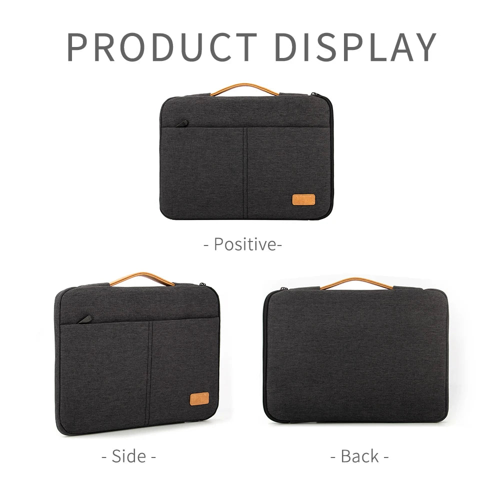 Laptop Sleeve Bag 14 15.6 Inch Notebook Pouch For Macbook HP Dell Acer Shockproof Computer Briefcase Travel Business Men Case