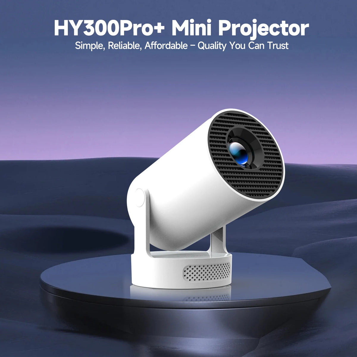 Magcubic HY300 Pro + Projector 8K 720P With 5W Speaker Android 14 8000 Lumens WiFi 6 BT5.4 Outdoor Video Home Theater Projector
