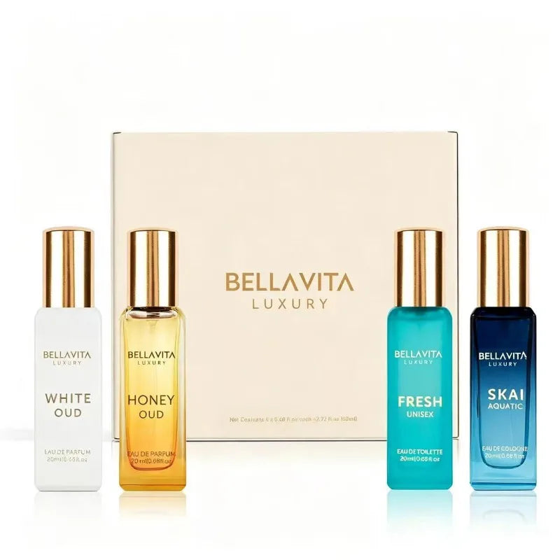 Luxury Unisex Perfume Gift Set Eau De Parfum Long Lasting Premium Fragrance Collection Woody Oriental Floral Scent Mini Perfume