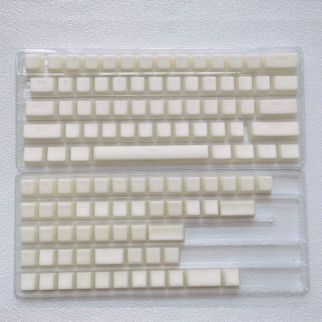 114 Keys Emerald Green Semi Transparent Keycaps Double Shot ABS Keycaps Cherry Profile for Gateron MX Switches Gamer Keyboard