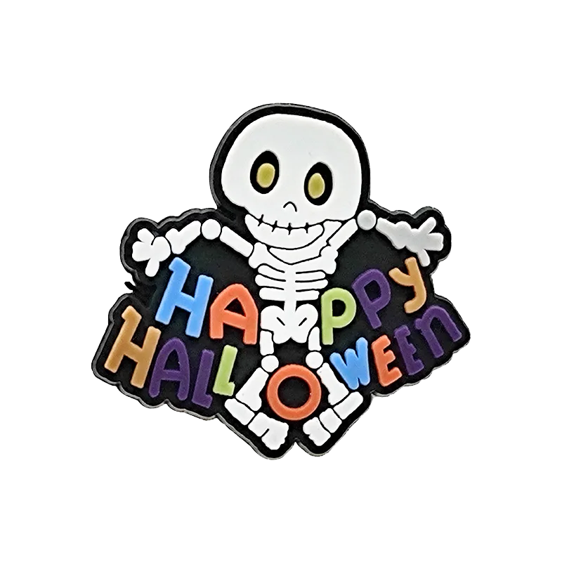 1/30pcs Halloween Shoe Charms Ghost Witch Shoe Decorations Pins for Kids Men Women Party Accessories Buckles Treat or Trick Gift