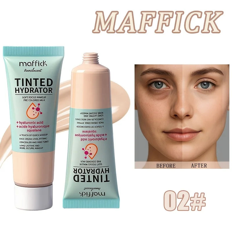 Tinted Primer Smooth Skin Blur Pores Fine Lines Waterproof Sweatproof Lightweight Natural Makeup Look