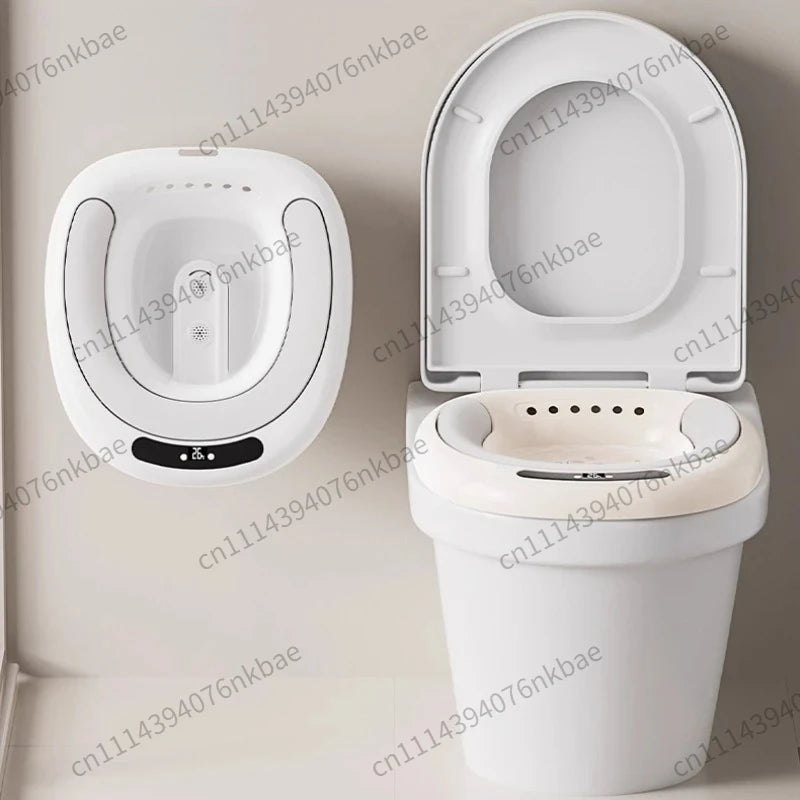 Electric Hands-Free Sitz Bath Clinical Grade Antibacterial Detachable Bidet Basin for Postpartum Herbal Steaming