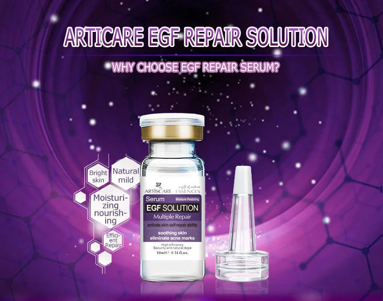 ARTISCARE Serum for Face 8pcs/Lot Hyaluron Acid Moisturizing Vitamain C Facial Essence Six Peptide Q10 EGF Skin Care