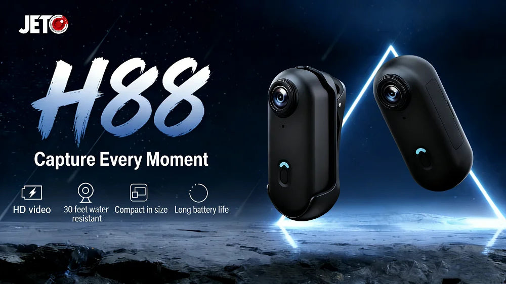 4K UHD Motorcycle Mini Action Camera Body POV Magnetic 30M Waterproof 2.4G WiFi Small Action Video Vlogging Camcord Helmet Bike