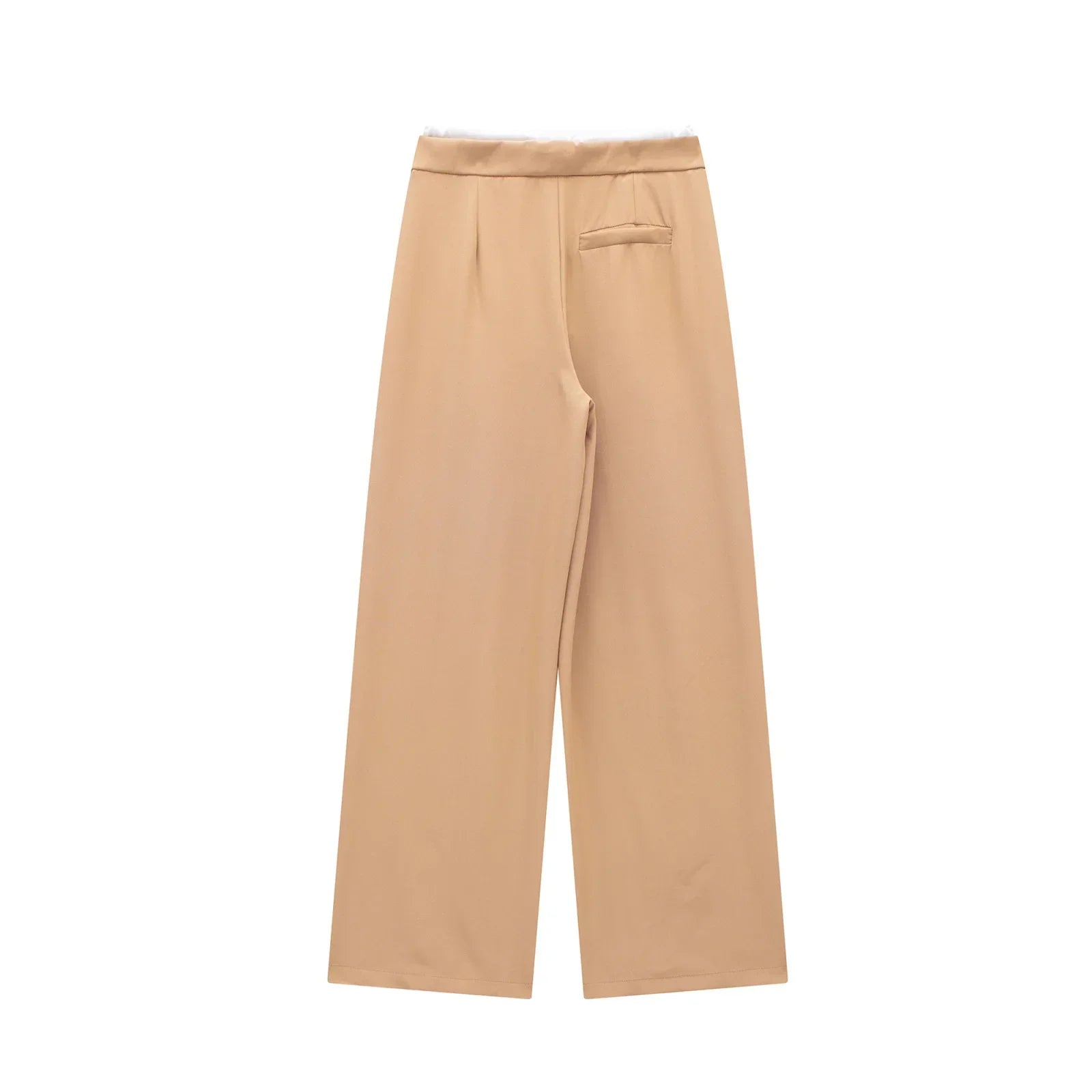 HXAO 2024 Women's Pants Baggy Wide Pants Woman Fashion Black Trousers Casual High waisted Pants Autumn Bluey Flared leggings