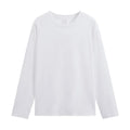 Long sleeve T-shirt Solid Color Top Tees Custom Print Your Design Autumn Plain Cotton Tshirts Plus Size Undershirts For Man