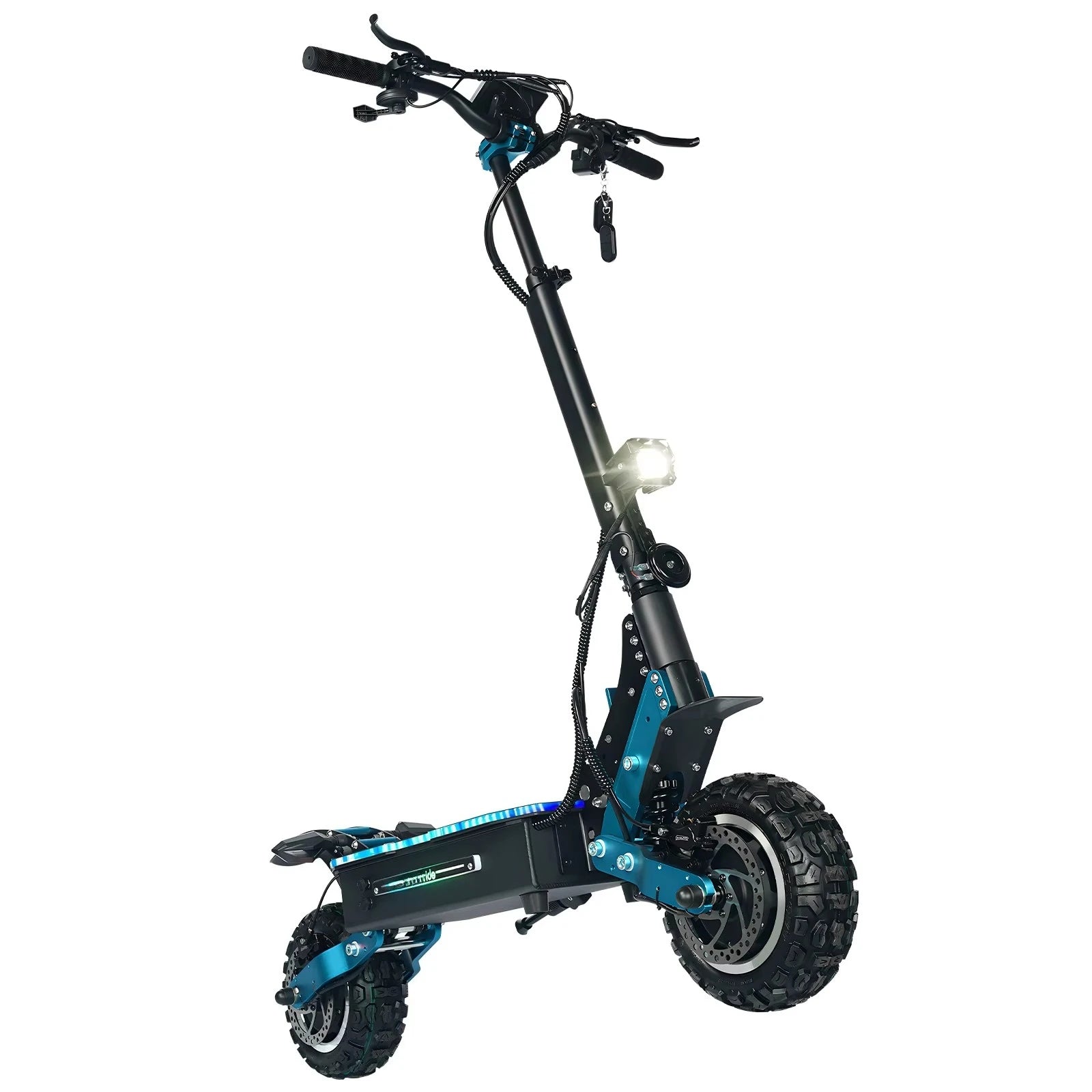 6000-watt off-road two-wheel electric scooter Dual motor lithium battery Digital folding 150kg European warehouse inventory