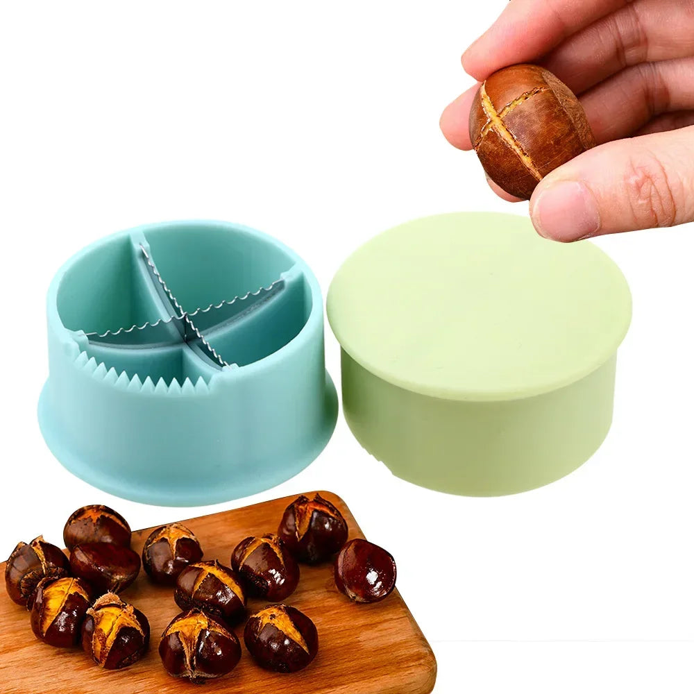 Chestnut Cross Open Knife Chestnut Cutter Sheller Walnut Pliers Nut Cracker Sheller Nut Opener Kitchen Gadgets Home Gadgets