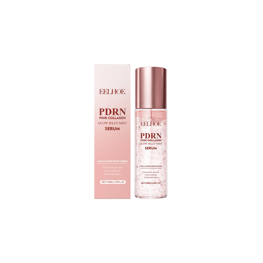 2026 PDRN Pink Collagen Glow Jelly Mist Serum Collagen Essence Spray Nourish Moisturiz Face Serum Toner Improve Drying Skin Care