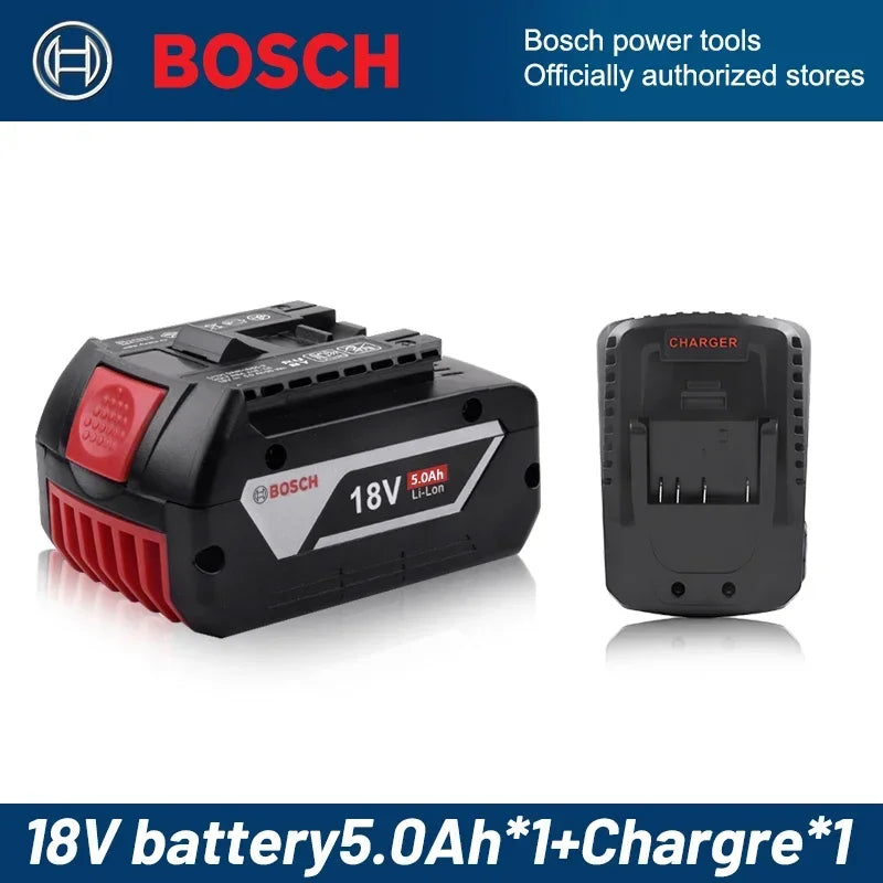 Original Bosch 18V 6.0Ah Lightweight Compact Genuine Battery, Perfect for DIY Home Repair, Fits BAT609G BAT610G GSR18V-LI Tools