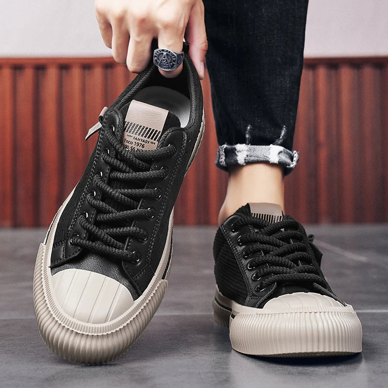 Fashion Men's Walking Sneakers Outdoor Man Casual Shoes Breathable Lightweight Board Shoes Platform Sport Footwear Running Shoes