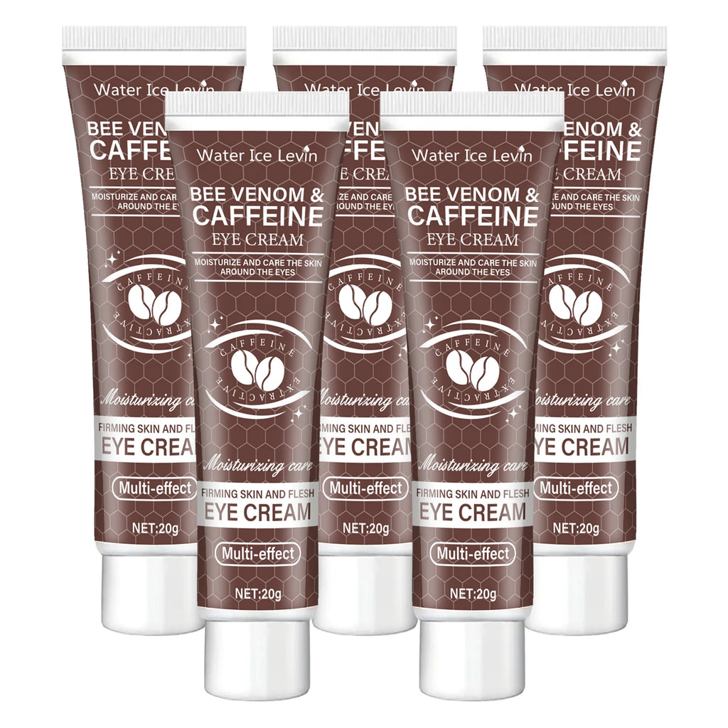 Natural caffeine powerful moisturizing and firming eye cream 20g, used for puffiness and dark circles. After use, it lifts the eye area, reducing wrinkles and signs of aging, and lightens the appearance of sagging skin