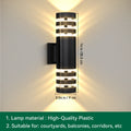 Street Wall Light Outdoor Waterproof LED E27 Bulb External Facade Decor Stairs Lights Entrance Fixture Home Decorative Lamp Wall