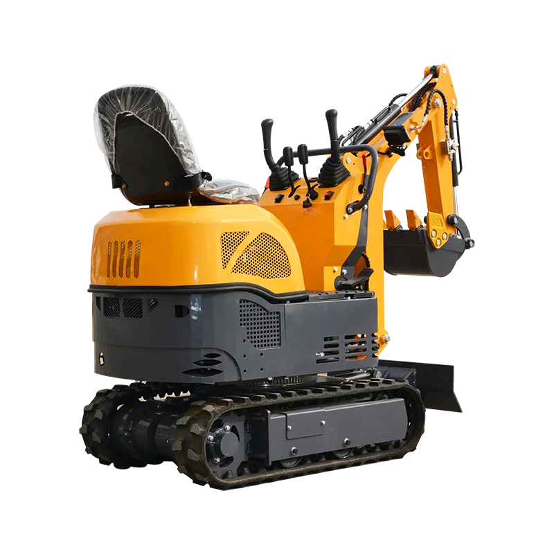 Mini Excavator OKW08 Compact Small Digger 2350mm Digging Height Rubber Tracks for Landscaping Projects