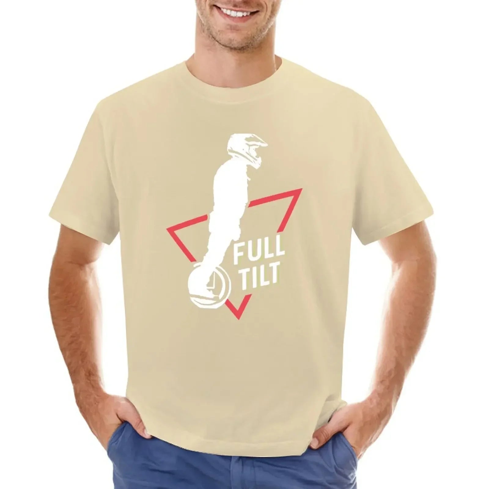 EUC-electric unicycle Full Tilt T-Shirt aesthetic clothes summer top cotton funny t shirts for men Short Sleeve Round Collar