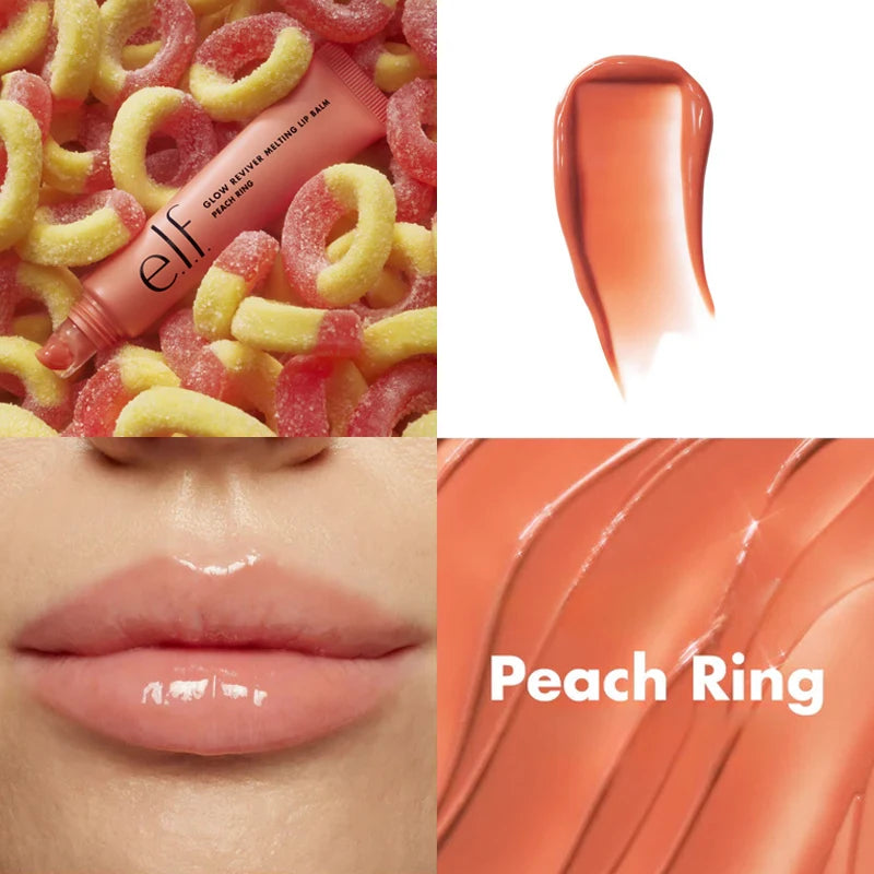 New Elf 8 Colors Liquid Blush Lasting Moisturizing Face Makeup Fruit Lip Gloss Lipstick Set Mango-Watermelon Bubblegum-Cherry