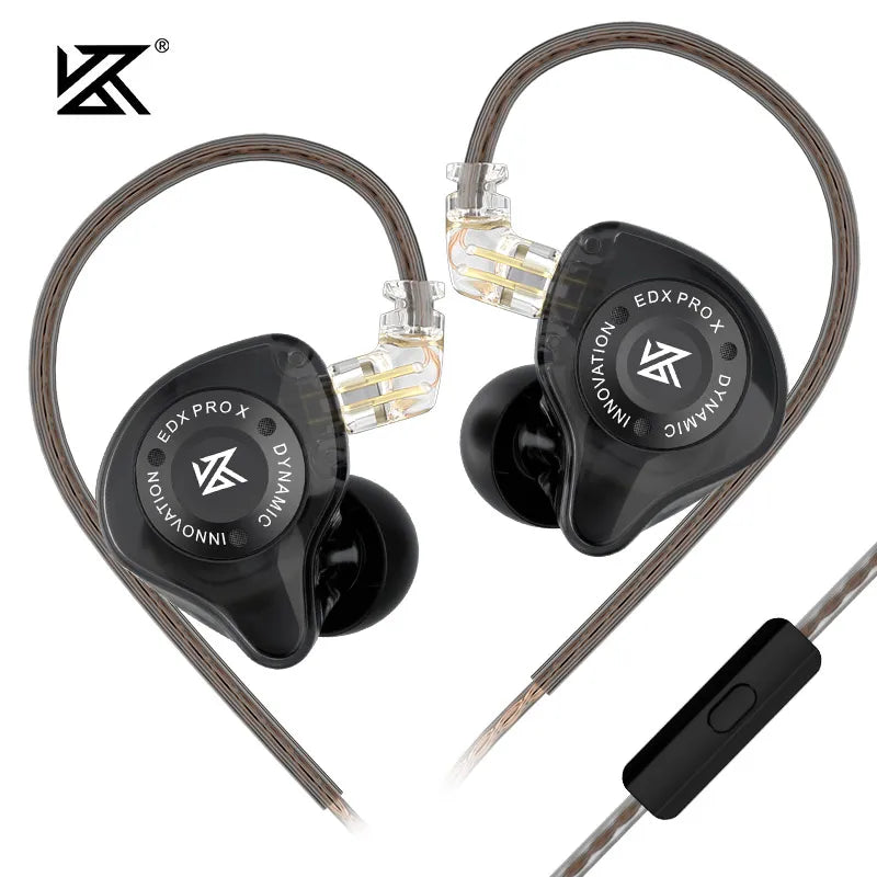 KZ EDX PRO X Dynamic Drive Earphone HIFI Bass Earbud DJ Sport Music Cancelling Headsets