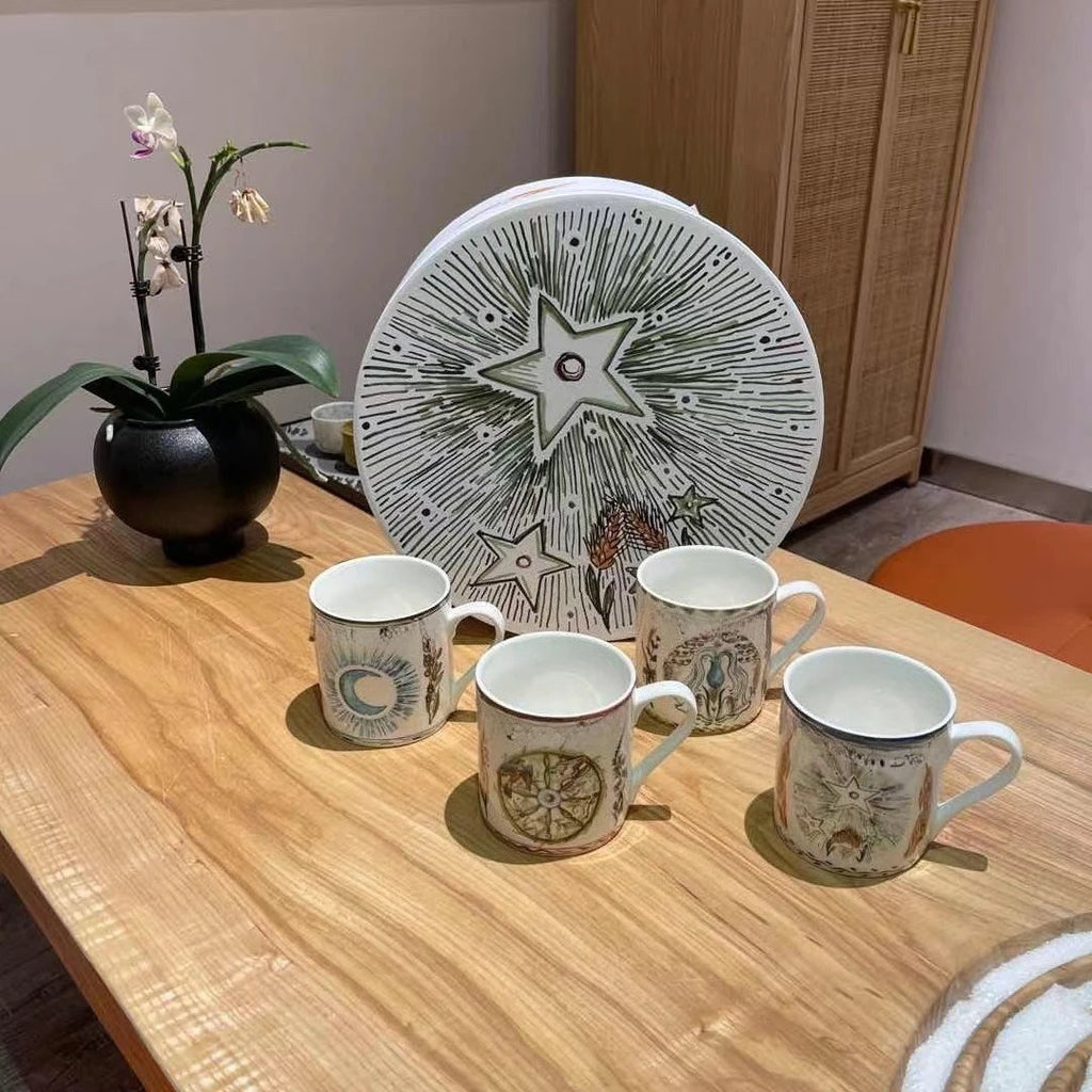 New Series Cups Combination European Home Mug Office WaterGirlfriend Gift Cup Set