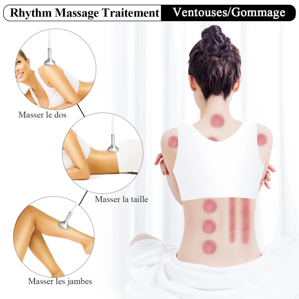AOKO Vacuum Massage Face Lifting Beauty Machine Breast Enlargement Machine Pump Cup Massager Body Shaping Butt Lifting Device